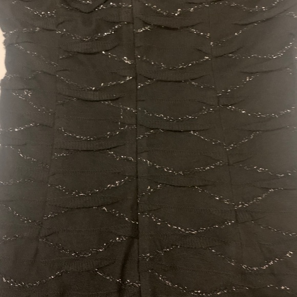 6 NWD Evan Picone black silver metallic dress - Picture 7 of 8